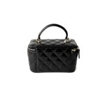 Chanel Vanity Case Bag in Quilted Lambskin